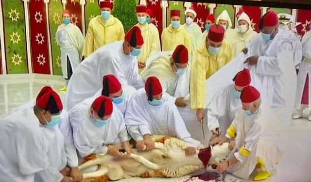 الملك يؤدي  بإقامته الخاصة ضواحي فاس صلاة العيد بدون خطبة