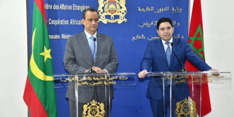وزير خارجية موريتانيا يضع حجر الأساس لبناء مقر جديد لسفارتها في الرباط
