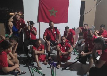 المنتخب المغربي لمبتروري الطراف صورة خاصة بالميادين نيوز
