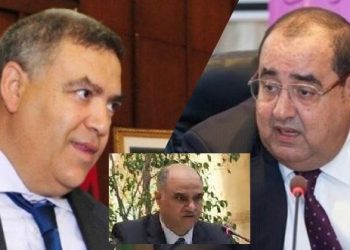 صورة مركبة لوزير الداخلية لفتيت وادريس لشكر ووالي فاس زنيبر