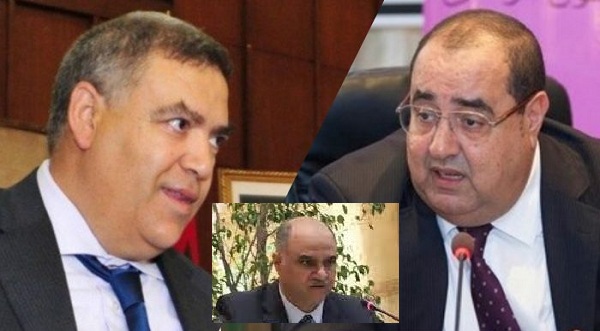 صورة مركبة لوزير الداخلية لفتيت وادريس لشكر ووالي فاس زنيبر