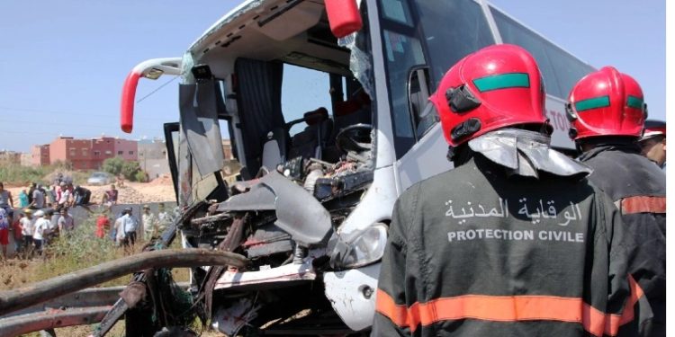 منحدر أمسكرود الخطير.. 4 قتلى و 37 جريحا في إصطدام حافة للمسافرين وشاحنة للمتلاشيات