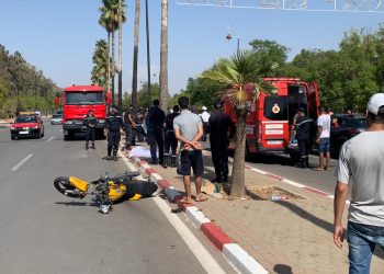 فاس.. وفاة سائق دراجة نارية في حادث سير مروع