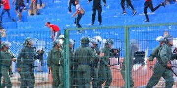 مقابلة وداد قلعة السراغنة و النادي الرياضي المكناسي تخلف  38 مصابا و توقيف 14 مشتبه به