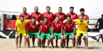 عاجل : المنتخب المغربي لكرة القدم الشاطئية بالمربع الذهبي لكاس افريقيا