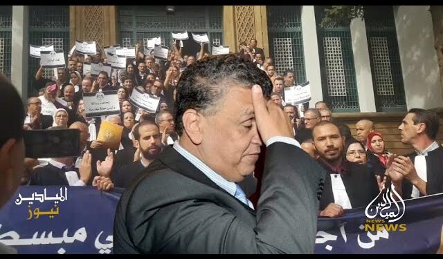 من فاس:شاهد”المساجات”التي أرسلها المحامون إلى وزير العدل عبد اللطيف وهبي