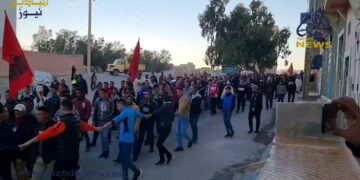 تالسينت(فكيك) : الاحتفال بفوز المنتخب المغربي يتحول إلى مسيرة شعبية ضد الغلاء والتهميش