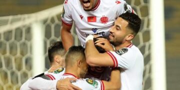 كأس أبطال إفريقيا: الوداد الرياضي البيضاوي يجتاز كبوة البداية ويتصدر مجموعته بفوزه على فيتا كلوب الكونغولي