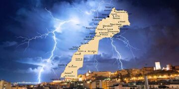 نشرة إنذارية نمن الأرصاد..زخات رعدية قوية مرتقبة بعد زوال اليوم الإثنين بعدد من مناطق المغرب