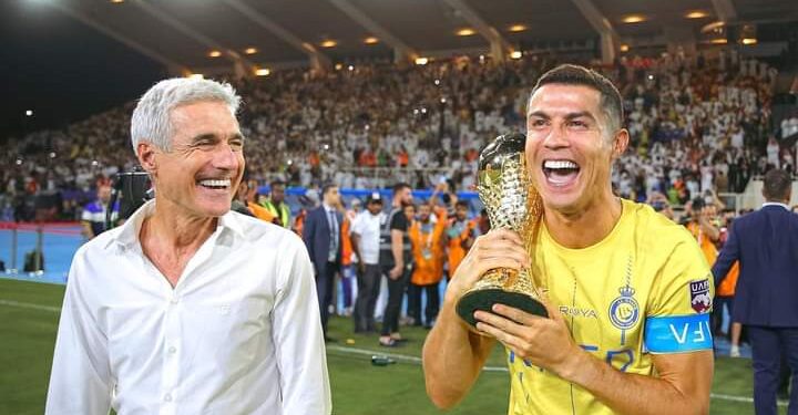 ثنائية رونالدو تقود النصر السعودي للتتويج بالبطولة العربية للأندية على حساب مواطنه الهلال