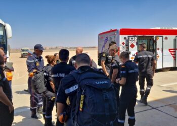 الكفاءة الدولية لفريق الإنقاذ الاسباني تبوؤه قيادة استقبال وتنسيق الفرق الدولية المتطوعة لإنقاذ وانتشال ضحايا زلزال الحوز