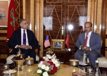 ميارة رئيس مجلس المستشارين يستقبل سفير الولايات المتحدة الأمريكية في الرباط