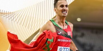 سفيان البقالي ضمن المرشحين لجائزة أفضل عداء عالمي لسنة  2023