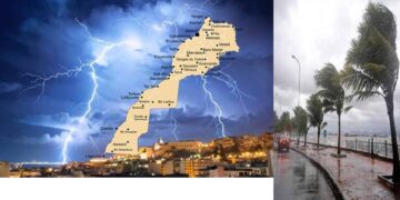 نشرة إنذارية حمراء وأمطار ورياح وثلوج مرتقبة بعدد من أقاليم المغرب