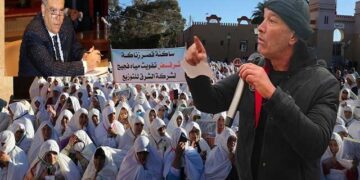 مبعوث لفتيت يفشل في اقناع محتجي”حراك المياه بفكيك”.. قرروا مواصلة التصعيد ضد شركة الشرق الجهوية(فيديو)