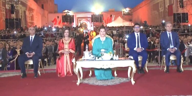 من افتتاح مهرجان فاس العالمي بباب الماكينة أمس الجمعة