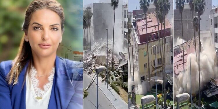 رئيسة مقاطعة سيدي بليوط من “البام” تنفي منح رخصة إصلاح المقهى المتسبب في انهيار عمارة بوركون