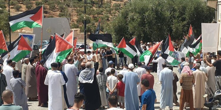 تازة تُواصل تضامنها مع غزة