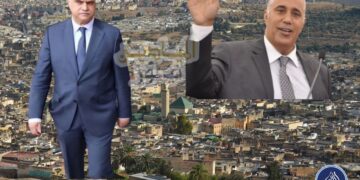 الوالي معاذ الجامعي و زميله سعيد ازنيبر (صورة خاصة بالميادين)