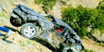 مصرع شاب إثر انقلاب سيارته في منعرج خطير  ضواحي الحسيمة