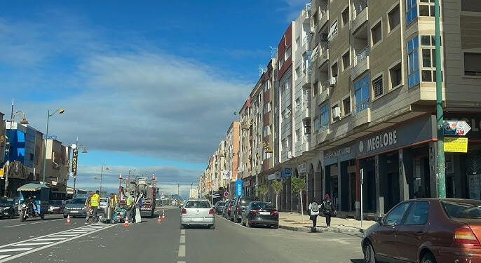 تعثر مشروع تهيئة شارع فريد الأنصاري في قلب ضجة كبيرة بمدينة مكناس