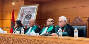 صورة من الارشيف يظهر فيها قاضي التحقيق عبد القادر الشنتوف