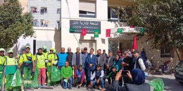المرينيين بفاس : بالفيديو .. حملة تحسيسية للجمعيات والسلطات المحلية تمتحن شركتي النظافة