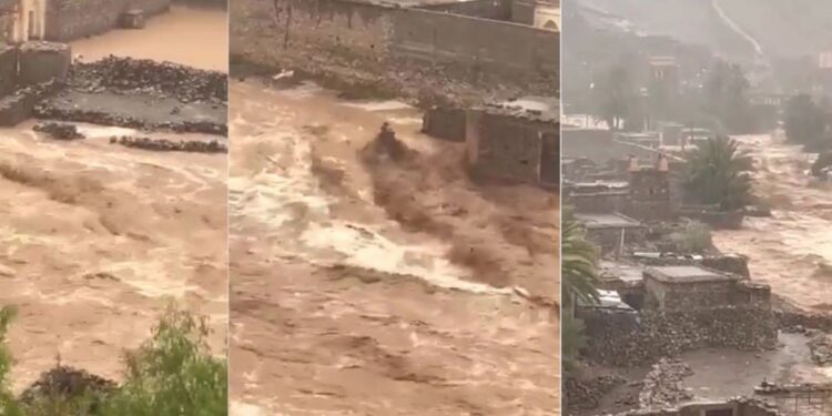 بالفيديو: فياضات وسيول جارفة تُغرق خلال اليومين الأخيرين بيوت الساكنة في تاهلة بإقليم تازة