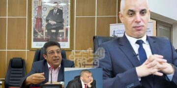 الصورة مركبة والي فاس ورئيس جماعتها والمدير العام لمصالحها