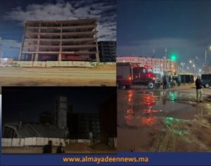 عمارة مراكش التي هوت مع بداية العام الجديد2026