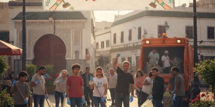 سكان صفرو يُحرجون العامل والجماعة وشركة التدبير المفوض بإطلاقهم لحملة “0 زبل”