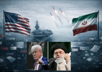 الصورة مركبة..ترامب وخامنئي معركة الحشود