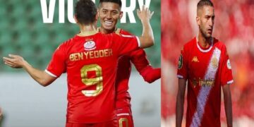 بحضور زياش..الوداد البيضاوي يستعيد الصدارة عقب اكتساح أولمبيك الدشيرة بخماسية نظيفة