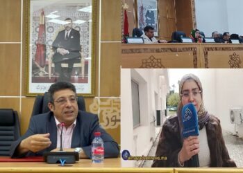 صورة مركبة..عمدة فاس البقالي والمستشارة من فريق البيجدي ماجدة بنعربية