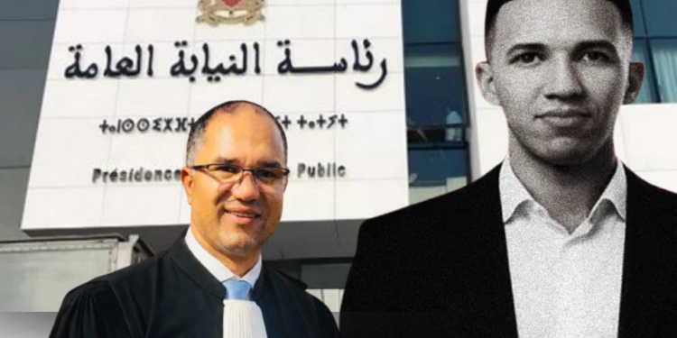 صورة مركبة..الشاب عمر المتوفي ومحامي والديه رشيد آيت بلعربي