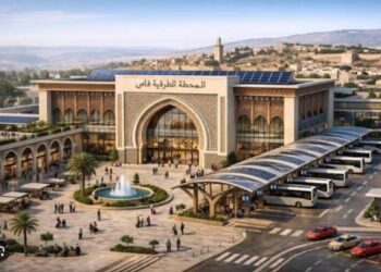 مجسم نموذج المحطة الطرقية من الجيل الجديد-فاس