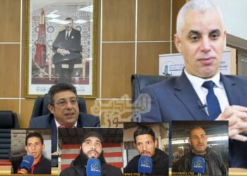 الصورة مركبة احتجاجات باعة سوق نموذجي بحي المسيرة مقاطعة زواغة بفاس