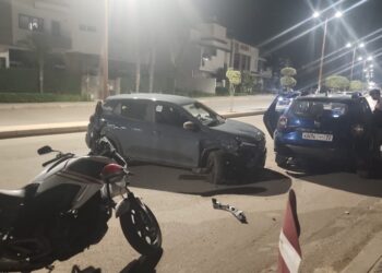 حادثة سيارة مصلحة الثقافة بجماعة فاس