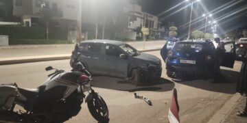 حادثة سيارة مصلحة الثقافة بجماعة فاس