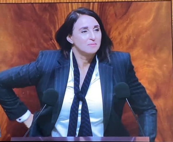نبيلة منيب برلمانية عن الاشتراكي الموحد بمجلس النواب المغربي