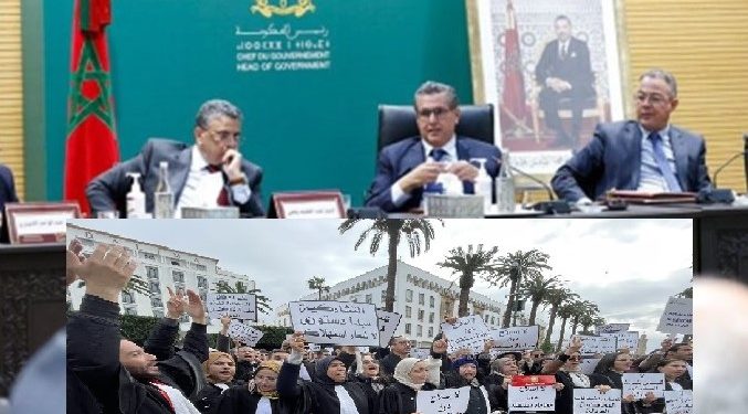 جمعية هيئات المحامين تستنفر أجهزتها.. والوزير وهبي “كيتبورد”