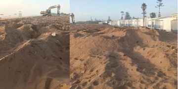 مشروع سياحي لمؤسسة بنكية في قلب تجاوزات التعمير.. شركة الأشغال تواجه شبهة وضع اليد على رمال شاطئ الوالدية موجهة للبناء