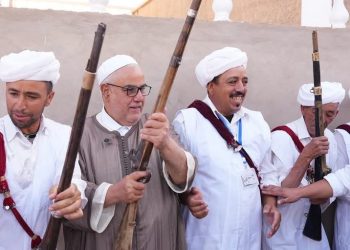 بنكيران خلال تجمع حزبه بتالسينتPHOTOS