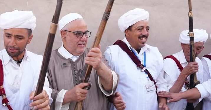 بنكيران خلال تجمع حزبه بتالسينتPHOTOS