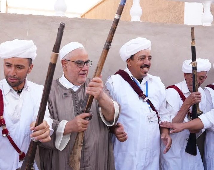 بنكيران خلال تجمع حزبه بتالسينتPHOTOS