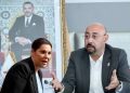 الصورة مركبة.. فاطمة الزهراء المنصوري وعمدة طنجة منير ليموري