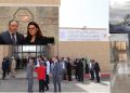 رئيسة الحكومة المنصوري ووزيرها في الصحة وفي الاطار سيارة مستشفى جرادة استعملت في تهريب معدات طبية من تالسينت