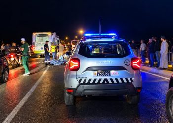 مصرع راكب دراجة نارية وإصابة شخصين  في حادث مروع بجرسيف