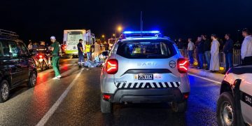 مصرع راكب دراجة نارية وإصابة شخصين  في حادث مروع بجرسيف